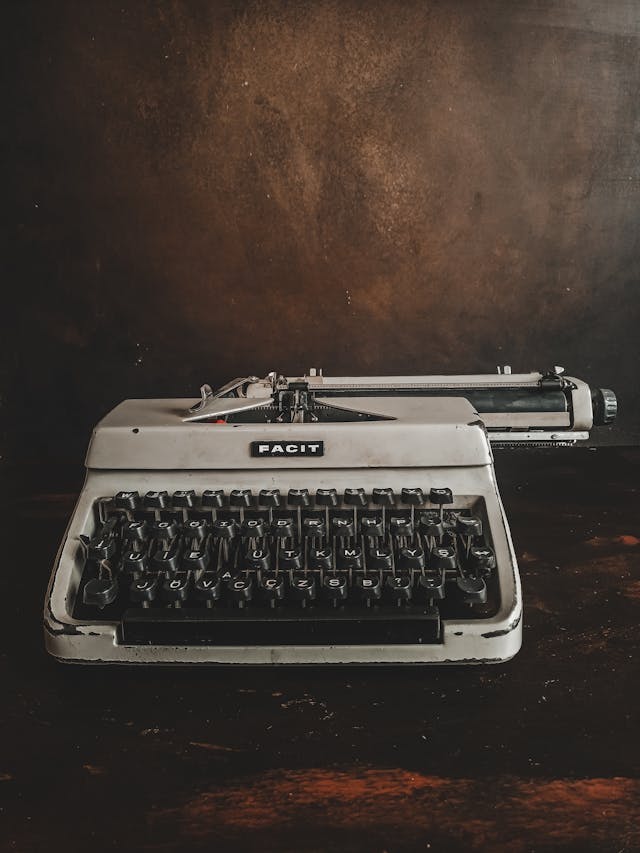 A typewriter